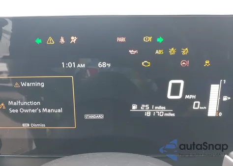 2025 Nissan Kicks S Intelligent Awd z USA, uszkodzony, nr VIN 3N8AP6BB4SL318053